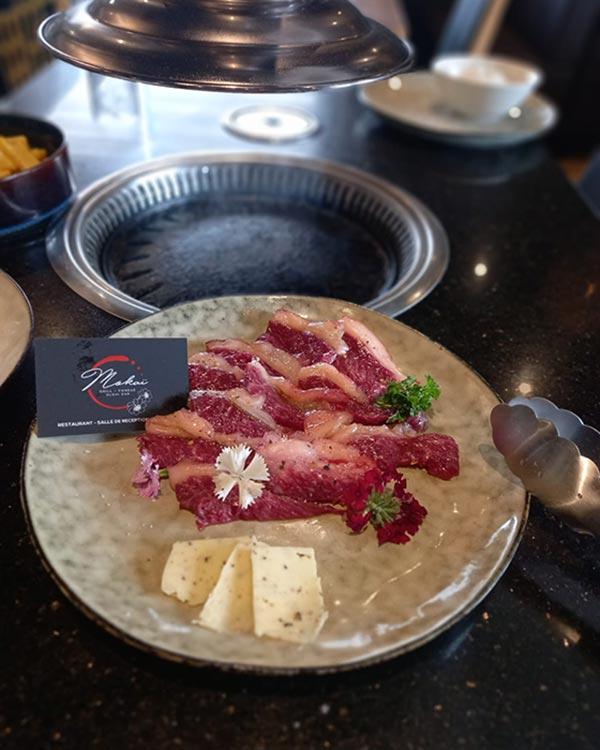 Tranche de wagyu grillé au kilo